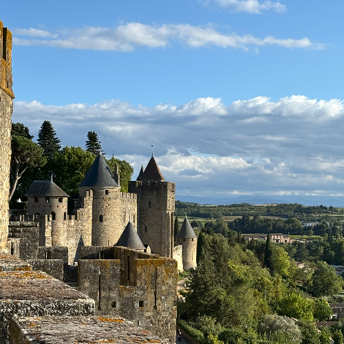 Landscape view of a tower in eroupe
